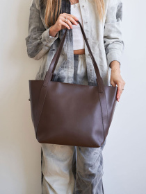 Шоппер WeLassie модель zhnocha-sumka-brtn-shokoladnij Фото