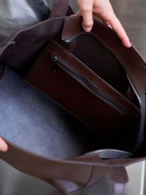 Шоппер WeLassie модель zhnocha-sumka-brtn-shokoladnij Фото