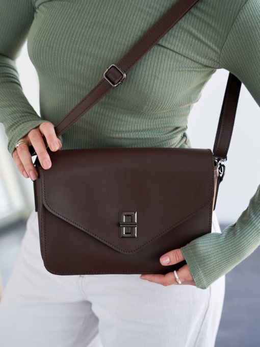 Сумка WeLassie модель stilxna-zhnocha-sumochka-regna-korichnevij Фото