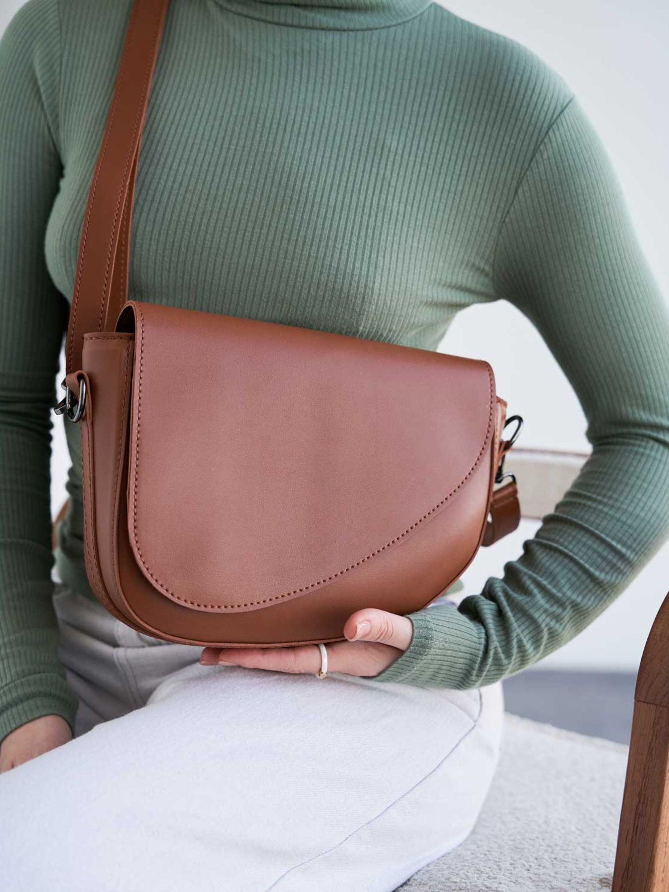 Сумка WeLassie модель stilxna-zhnocha-sumochka-lyus-karamelxnij Фото