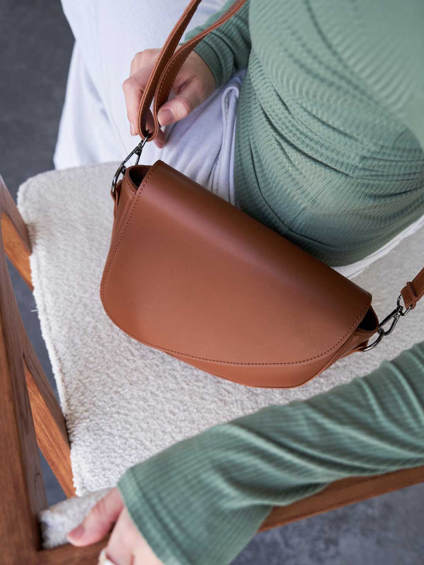 Сумка WeLassie модель stilxna-zhnocha-sumochka-lyus-karamelxnij Фото