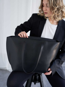 Шоппер WeLassie модель zhnocha-sumka-eml-chornij Шоппер WeLassie модель zhnocha-sumka-eml-chornij Фото