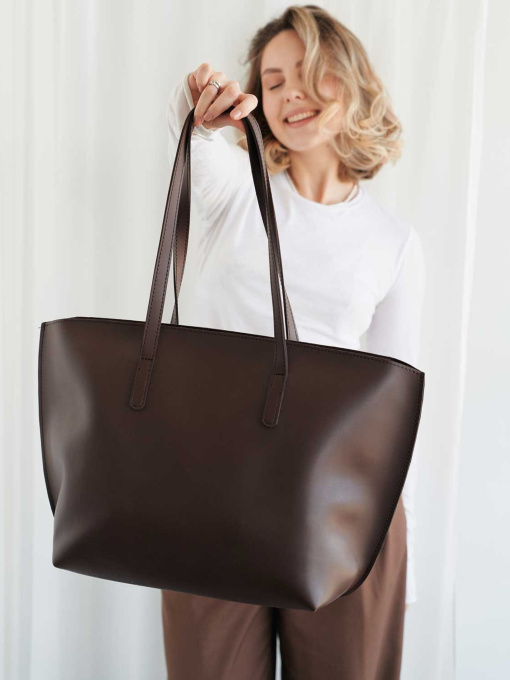 Шоппер WeLassie модель zhnocha-sumka-eml-korichnevij Фото