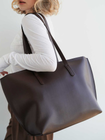 Шоппер WeLassie модель zhnocha-sumka-eml-korichnevij Фото