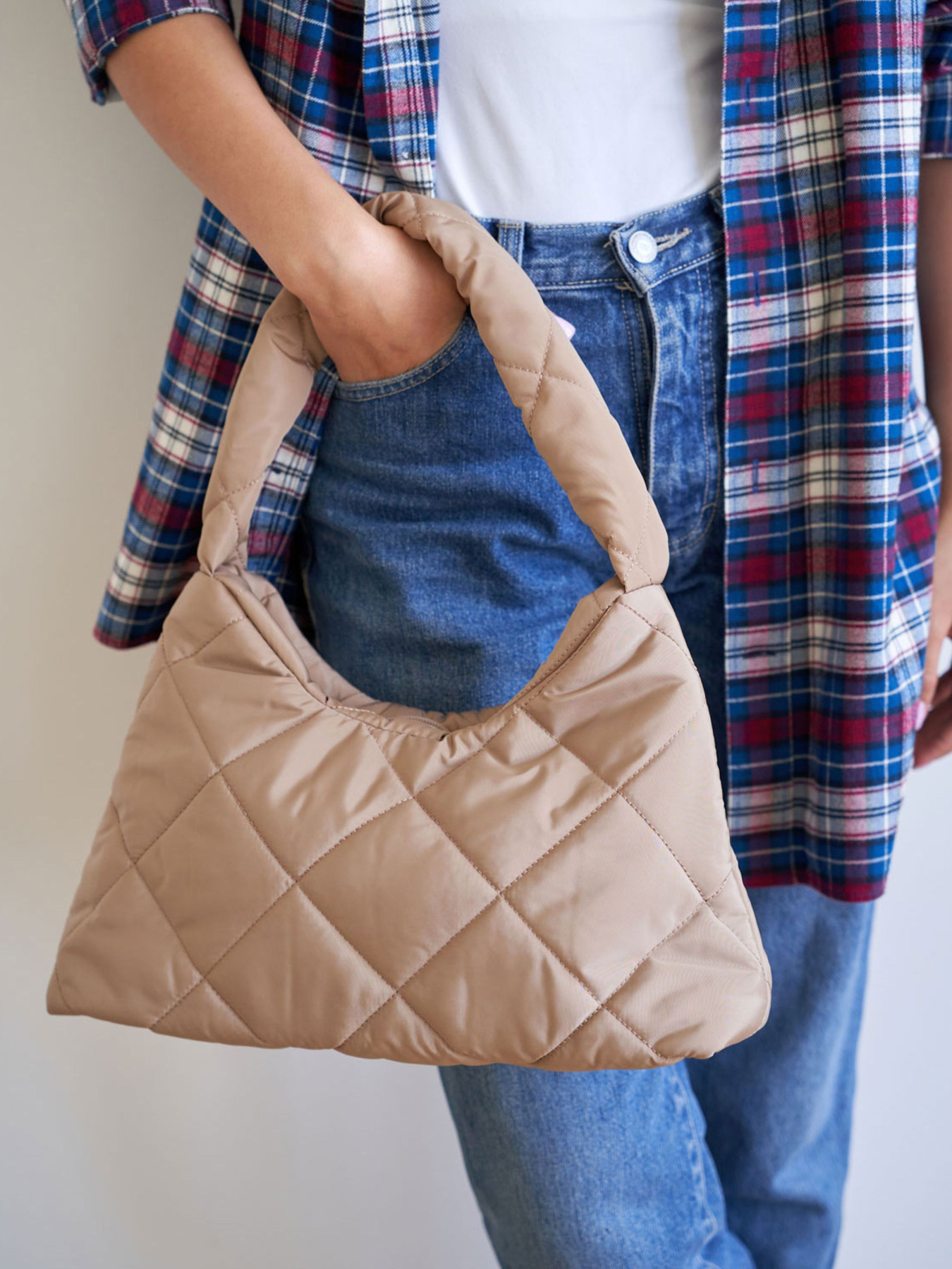 Хобо WeLassie модель sumka-zhnocha-lulu-bezhevij Фото