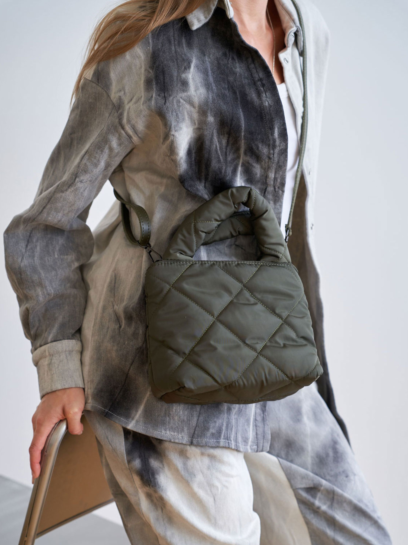 Сумка WeLassie модель sumka-zhnocha-kra-olivkovij Фото