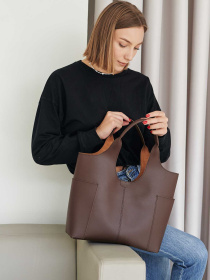 Хобо WeLassie модель zhnocha-sumka-zhakln-shokoladnaya Фото