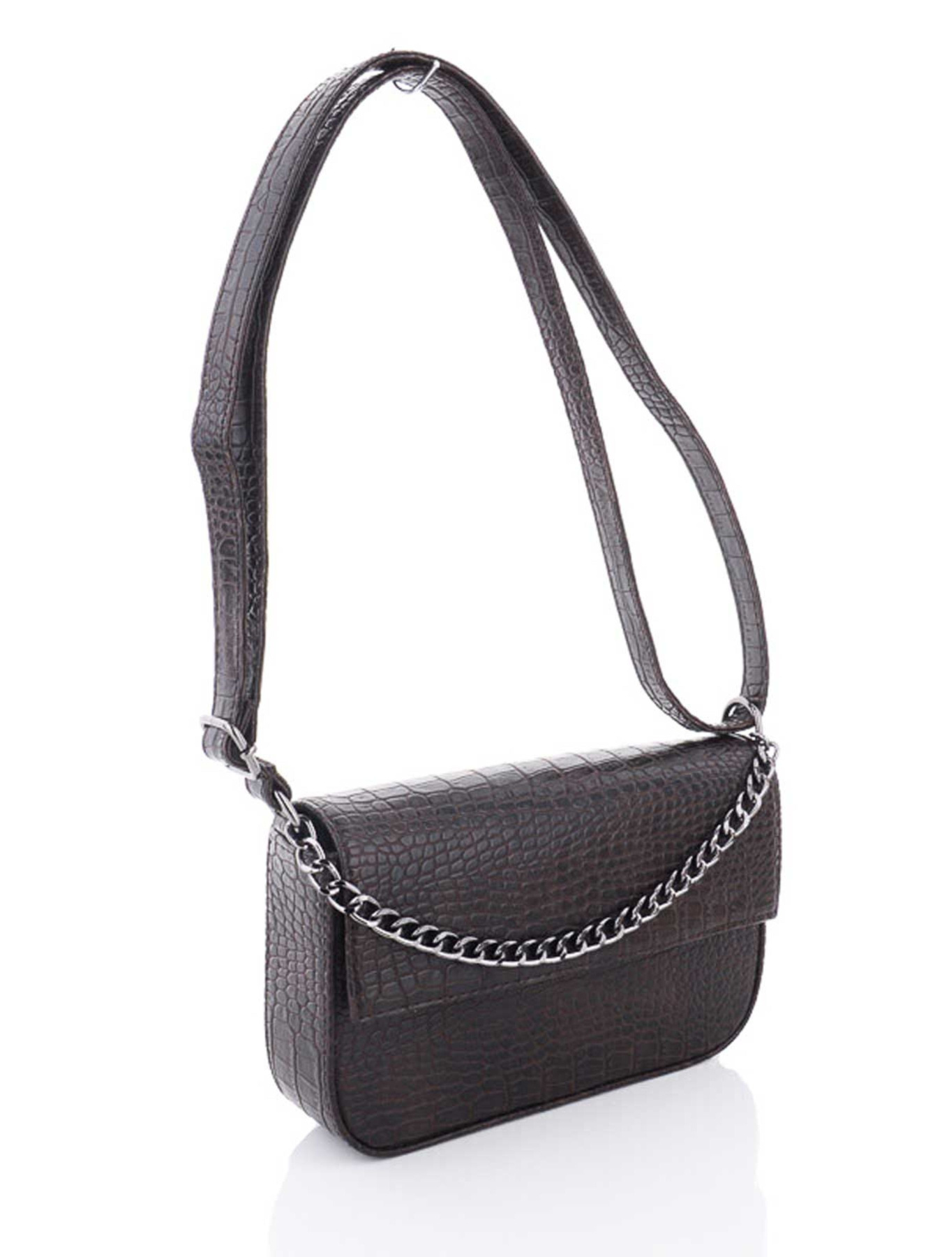 Сумка WeLassie модель zhnocha-sumka-mona-shokoladnyj-kroko Фото