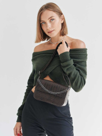 Сумка WeLassie модель zhnocha-sumka-mona-shokoladnyj-kroko Фото