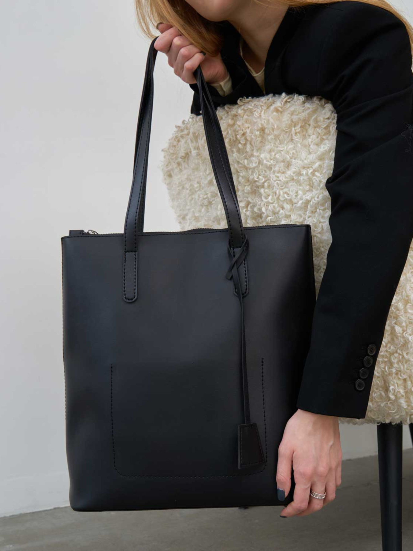 Шоппер WeLassie модель zhnocha-sumka-vend-chornij Фото