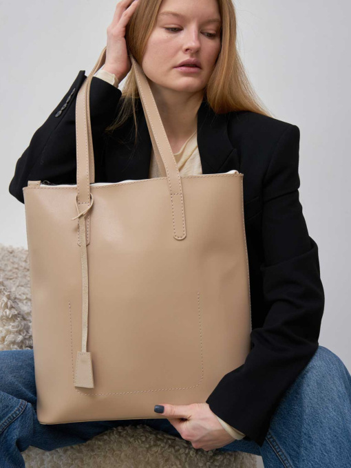 Шоппер WeLassie модель zhnocha-sumka-vend-bezhevij Фото