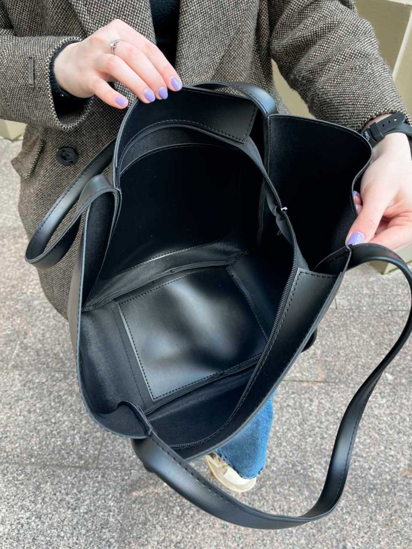 Шоппер WeLassie модель zhnocha-sumka-abb-chornij Фото