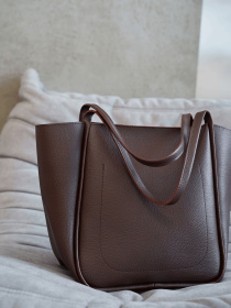 Шоппер WeLassie модель zhnocha-sumka-abb-shokoladnij Фото