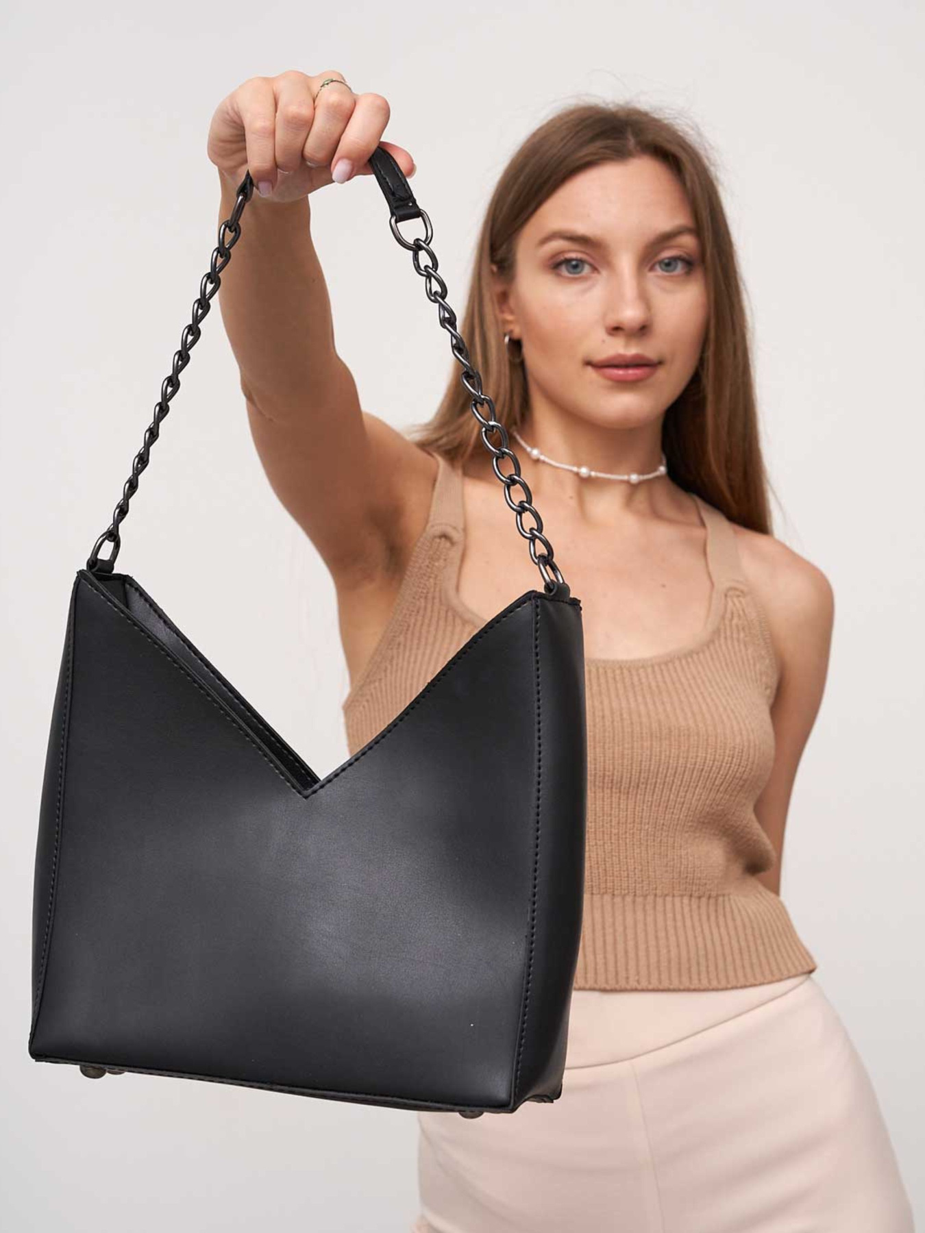 Сумка WeLassie модель zhnocha-sumka-karl-chornij Фото