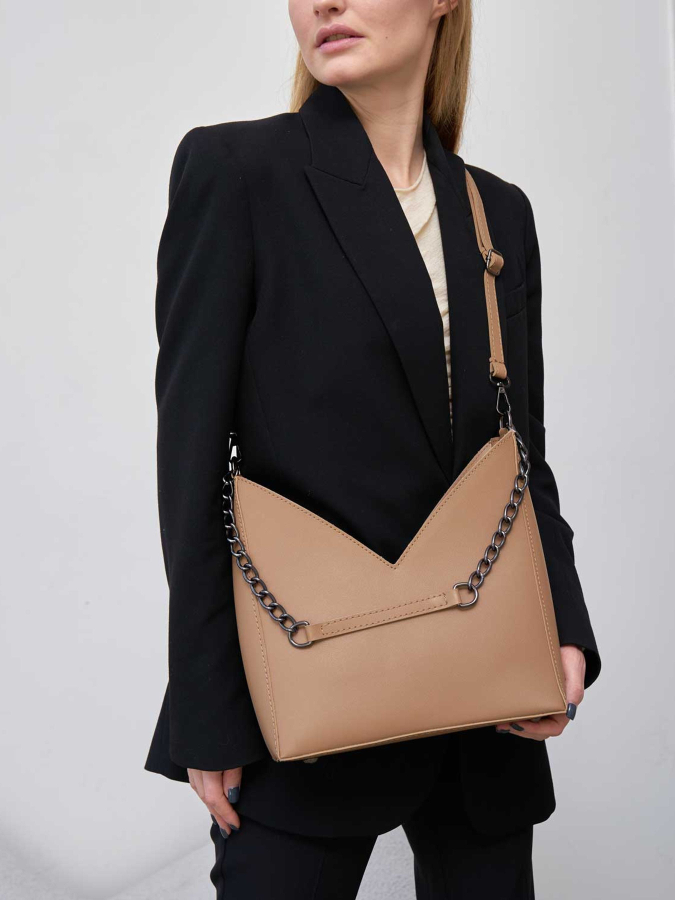 Сумка WeLassie модель zhnocha-sumka-karl-kofejnij Фото