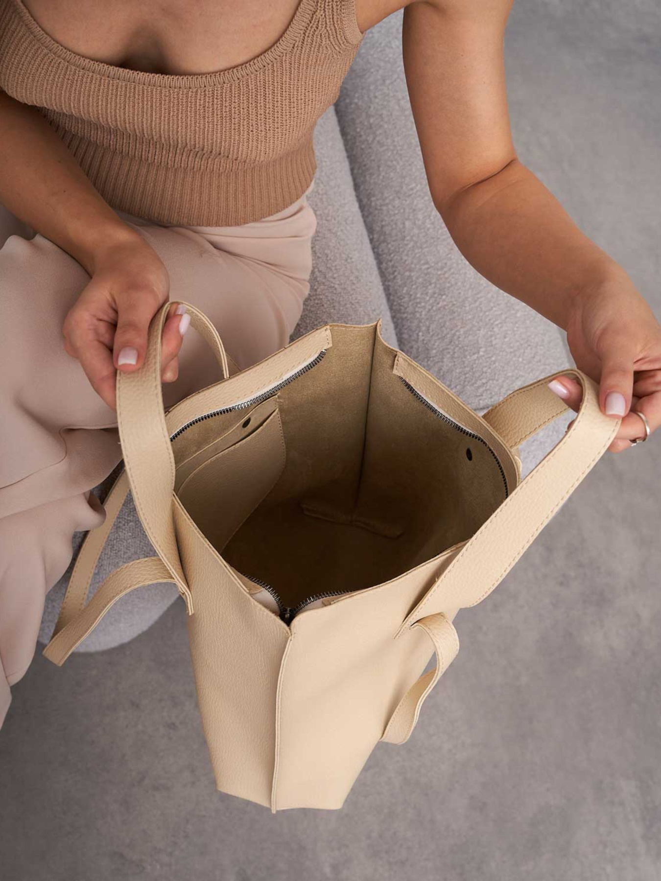 Шопер WeLassie модель zhnocha-sumka-mnd-molochna Фото