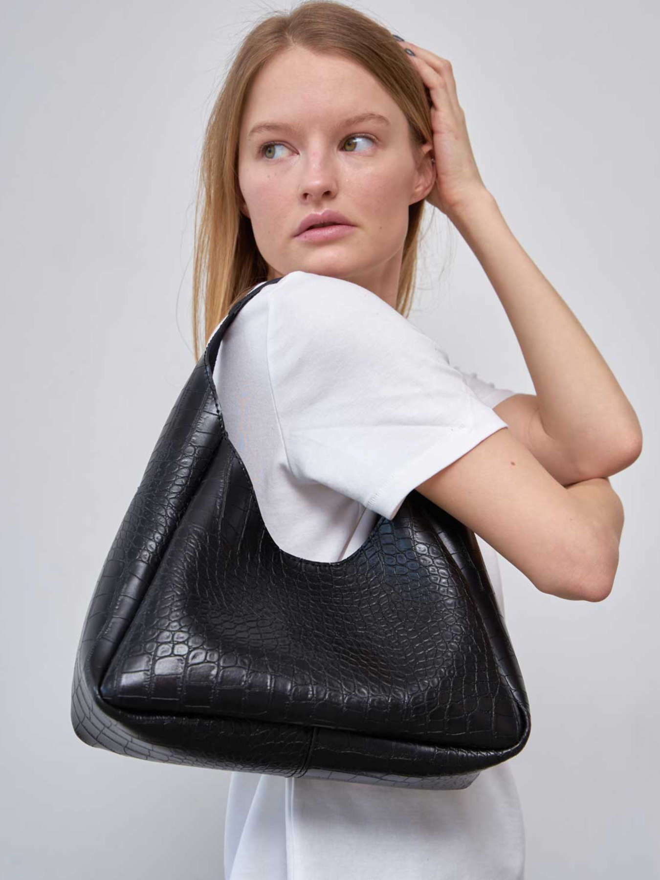 Хобо WeLassie модель zhnocha-sumka-kej-chornij-shkra Фото