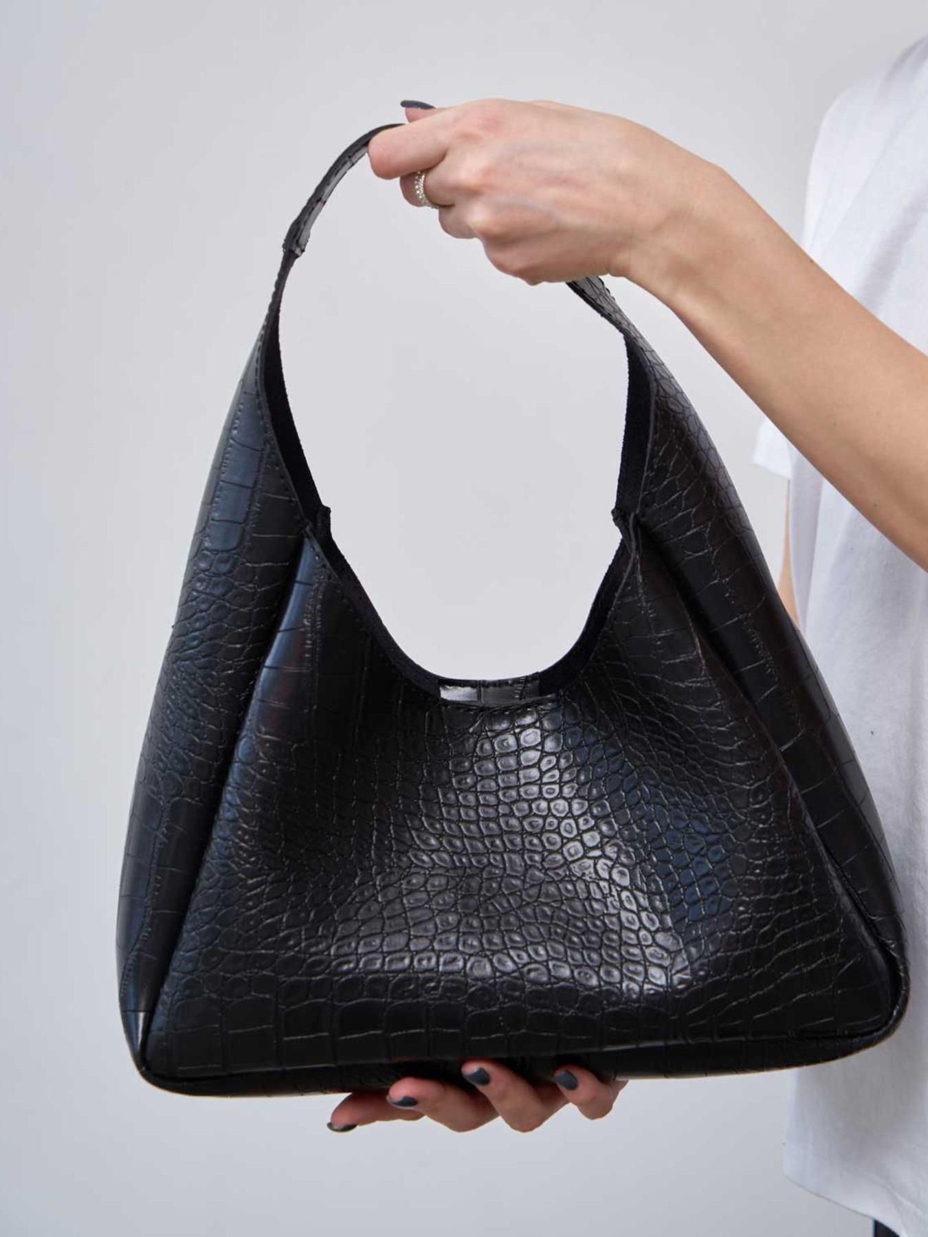 Хобо WeLassie модель zhnocha-sumka-kej-chornij-shkra Фото