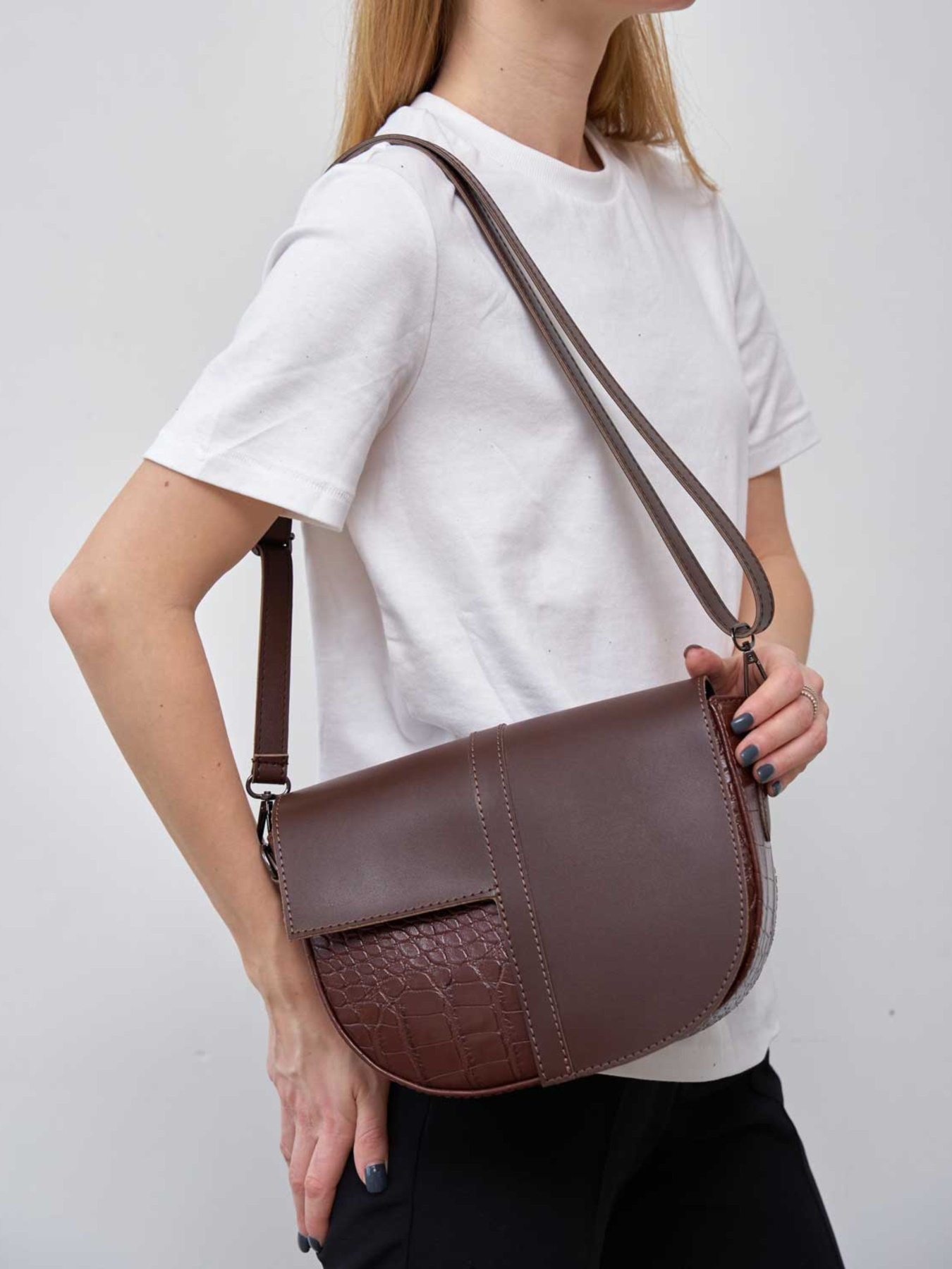 Сумка WeLassie модель zhnocha-sumka-dzhll-shokoladnaya Фото