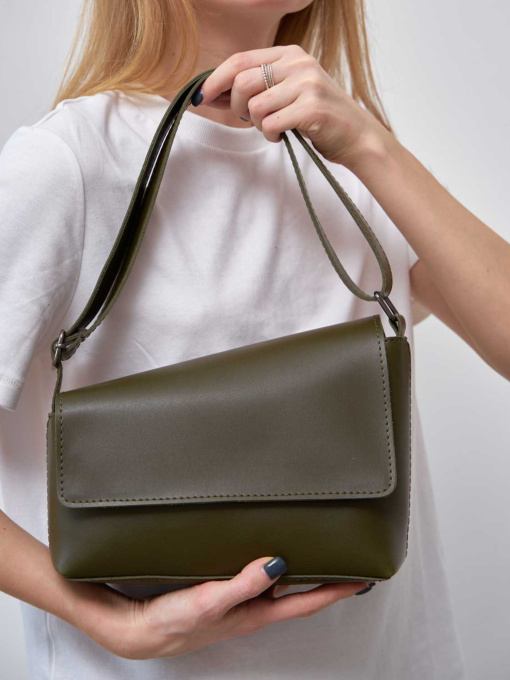 Сумка WeLassie модель zhnocha-sumka-trna-olivkovij Фото