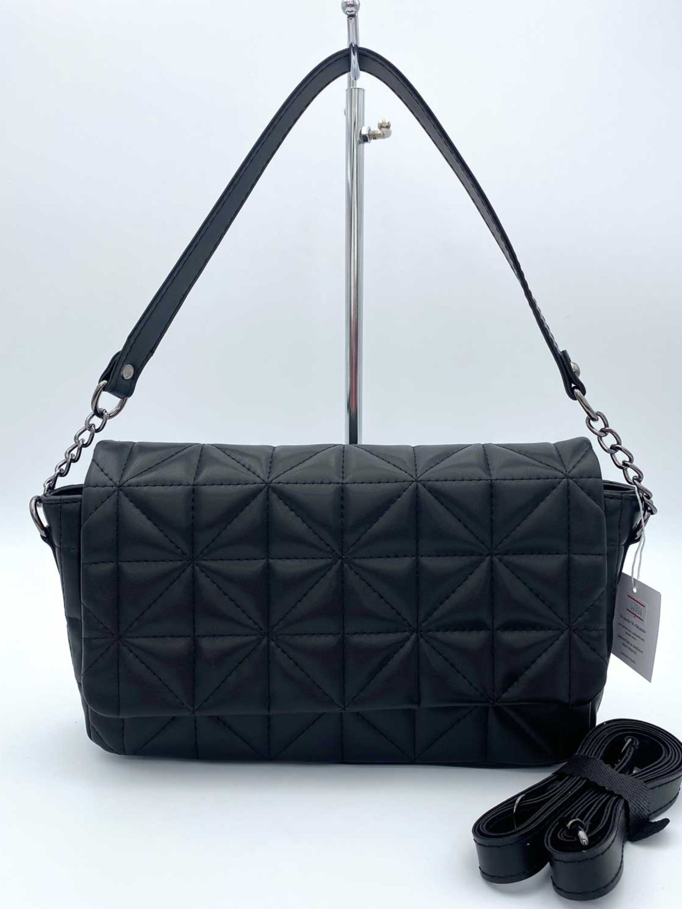 Сумка WeLassie модель sumka-zhnocha-flora-chorna Фото