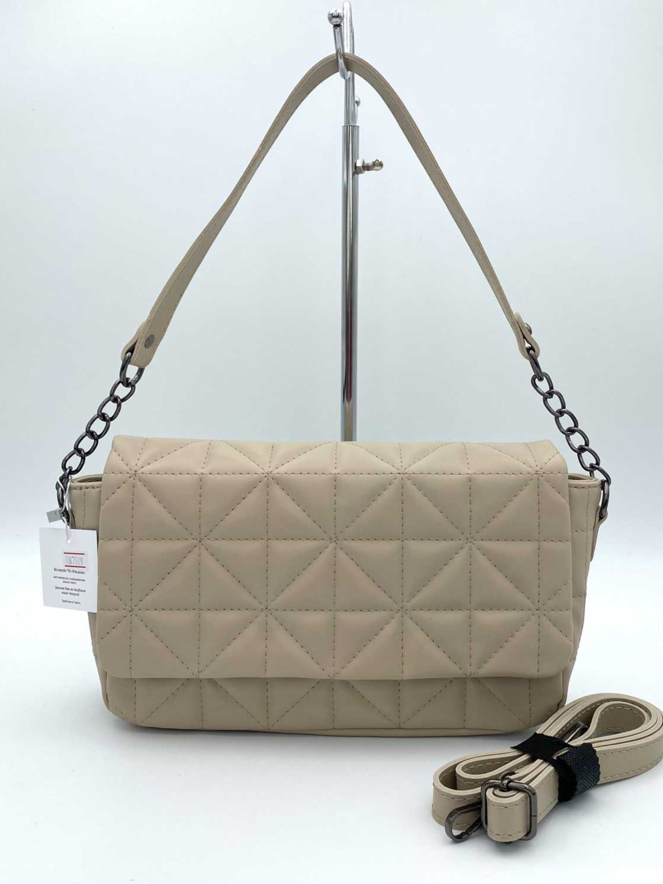 Сумка WeLassie модель sumka-zhnocha-flora-bezhevij Фото