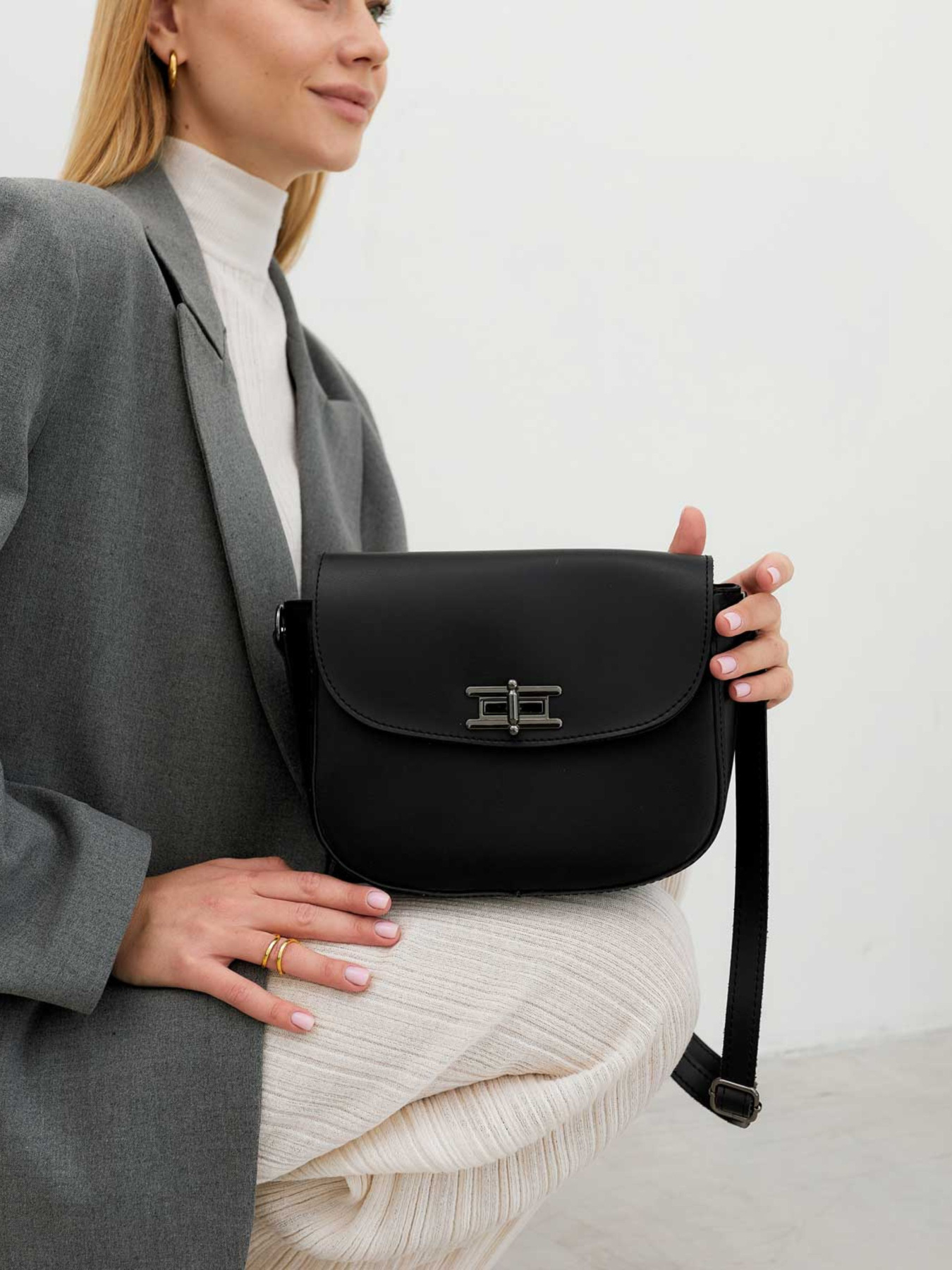 Сумка WeLassie модель zhnocha-sumka-steff-chornij Фото