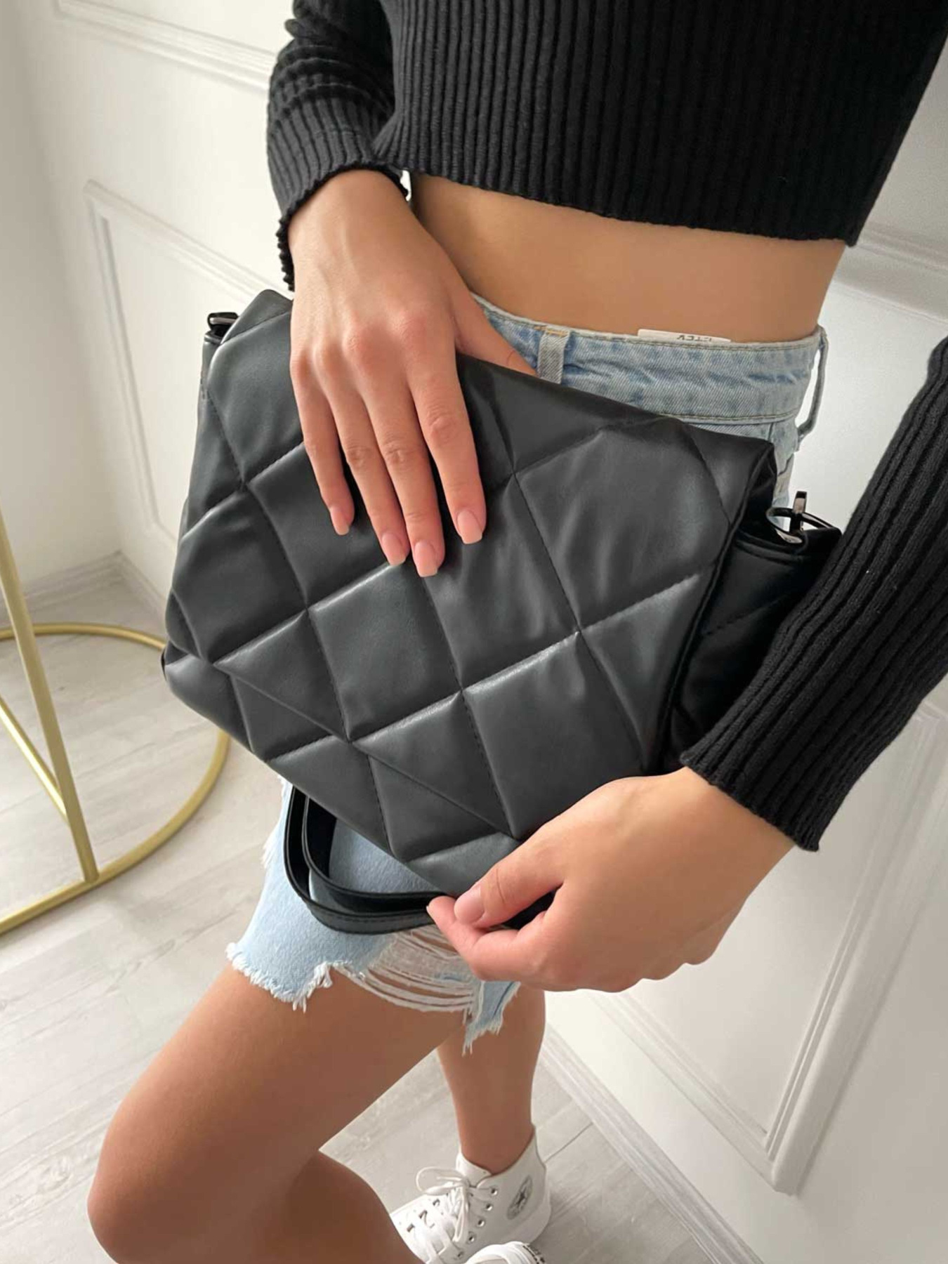 Сумка WeLassie модель zhnocha-sumka-ker-chornij Фото