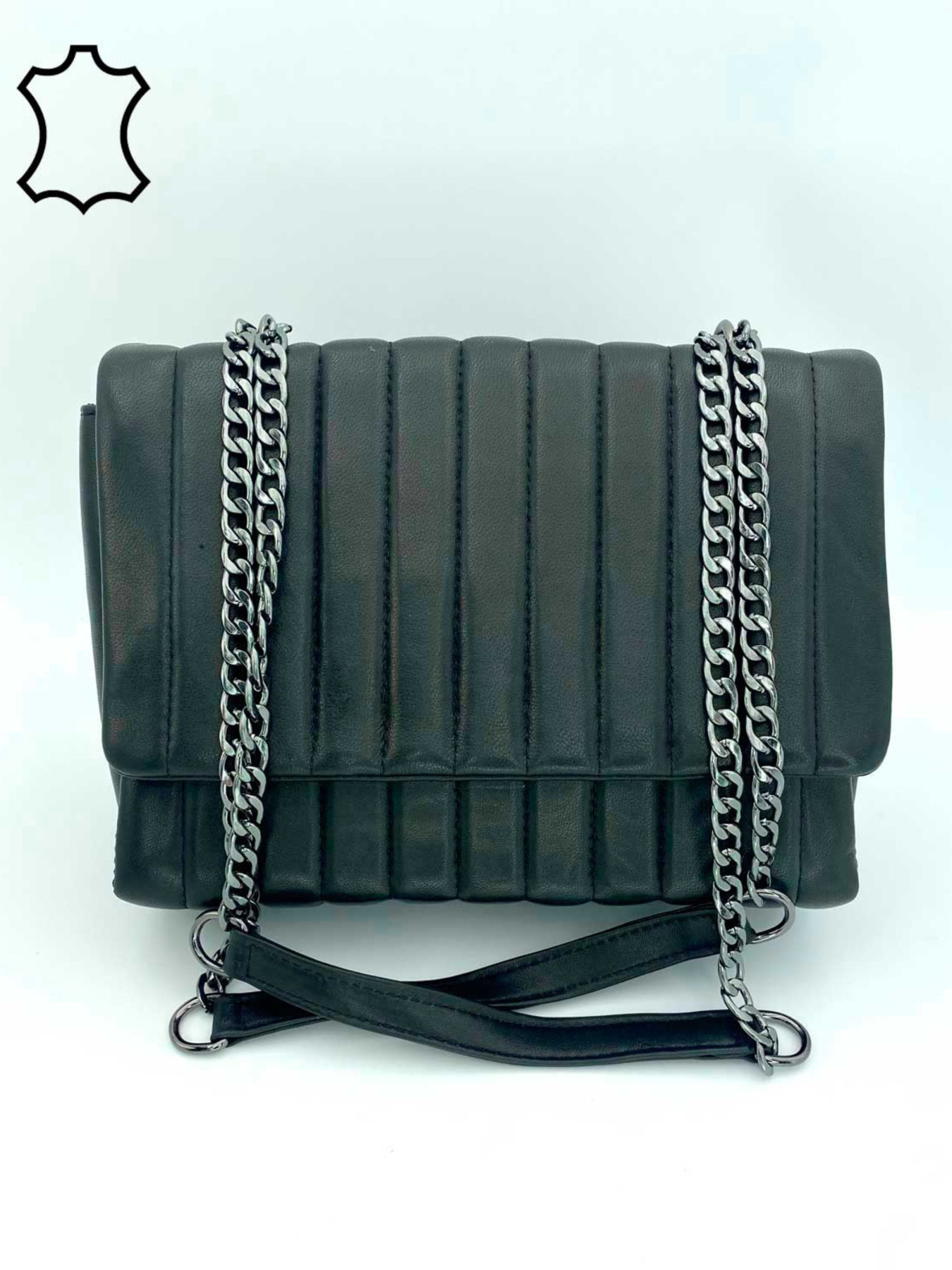 Сумка WeLassie модель shkrqna-zhnocha-sumka-temm-chornij Фото