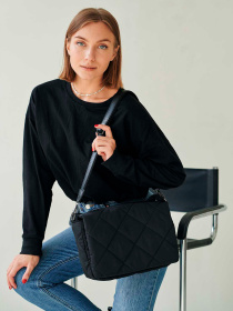 Сумка WeLassie модель sumka-zhnocha-nejlonova-lola-chornij Фото