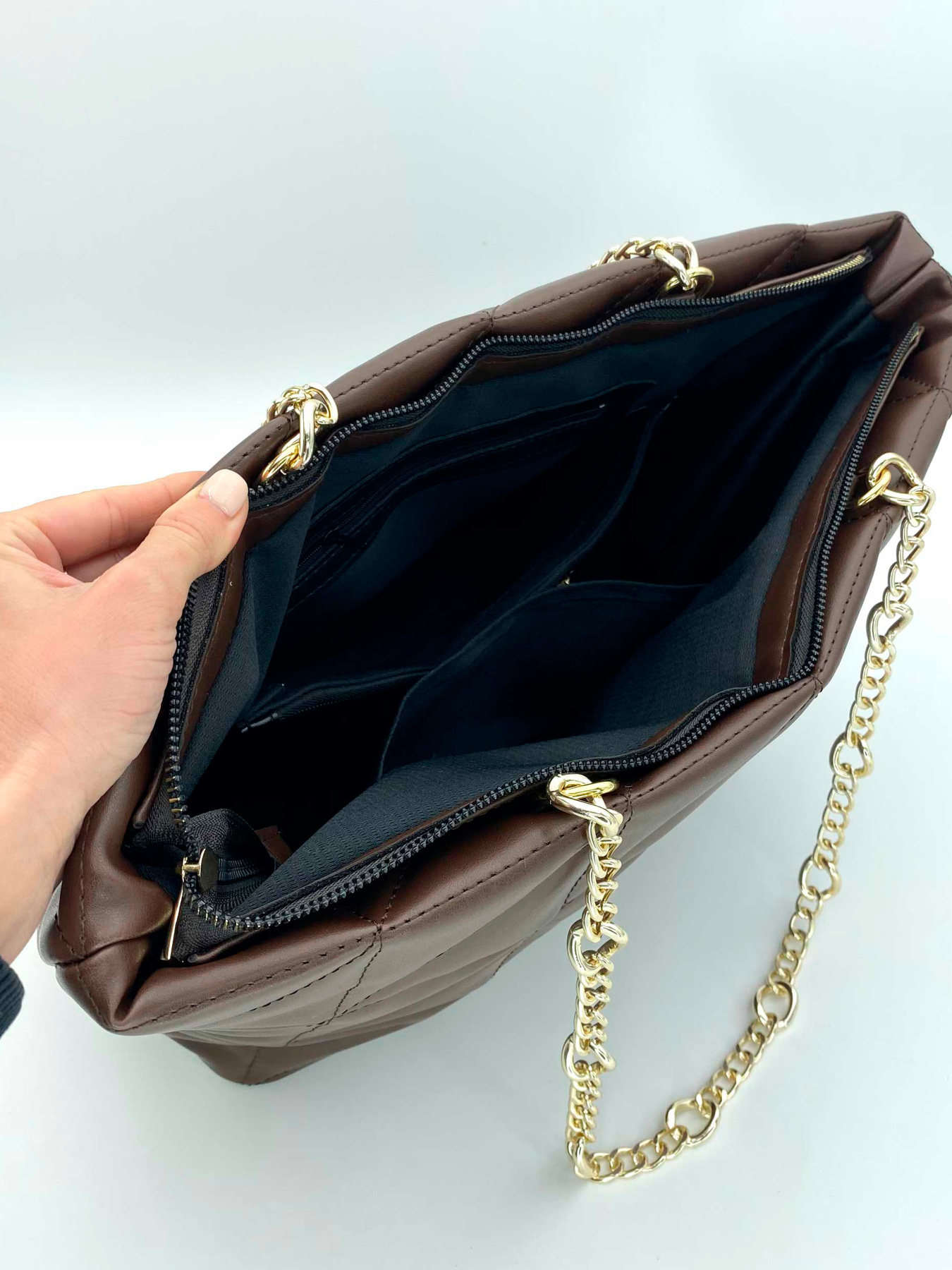 Сумка WeLassie модель zhnocha-sumka-samanta-korichnevij Фото