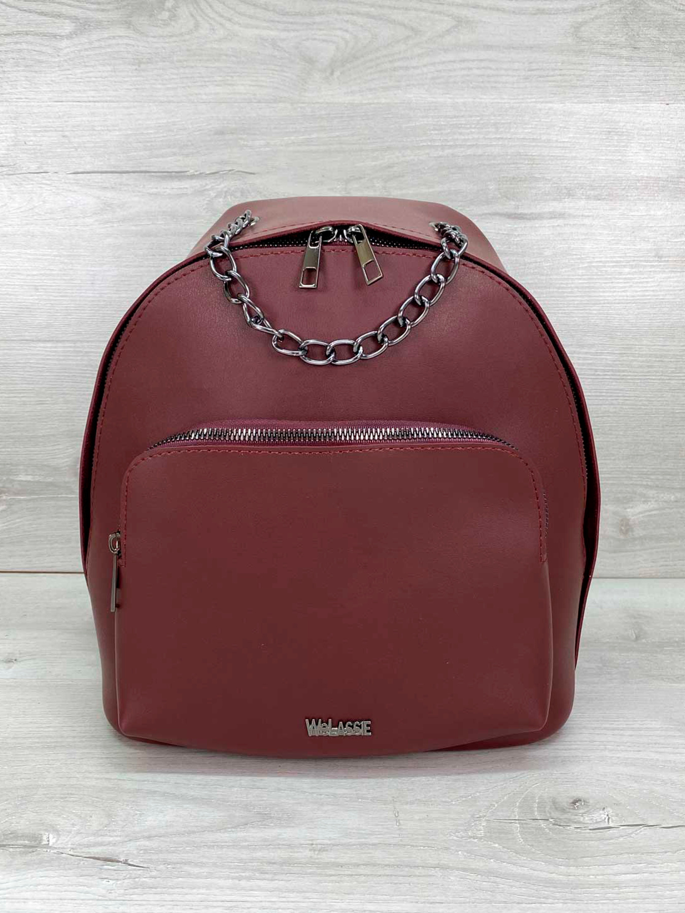 Рюкзак WeLassie модель zhnochij-modnij-ryukzak-andres-bordovj Фото