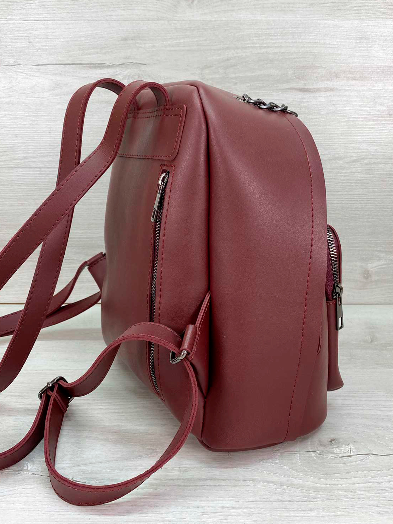 Повседневный рюкзак WeLassie модель zhnochij-modnij-ryukzak-andres-bordovj Фото