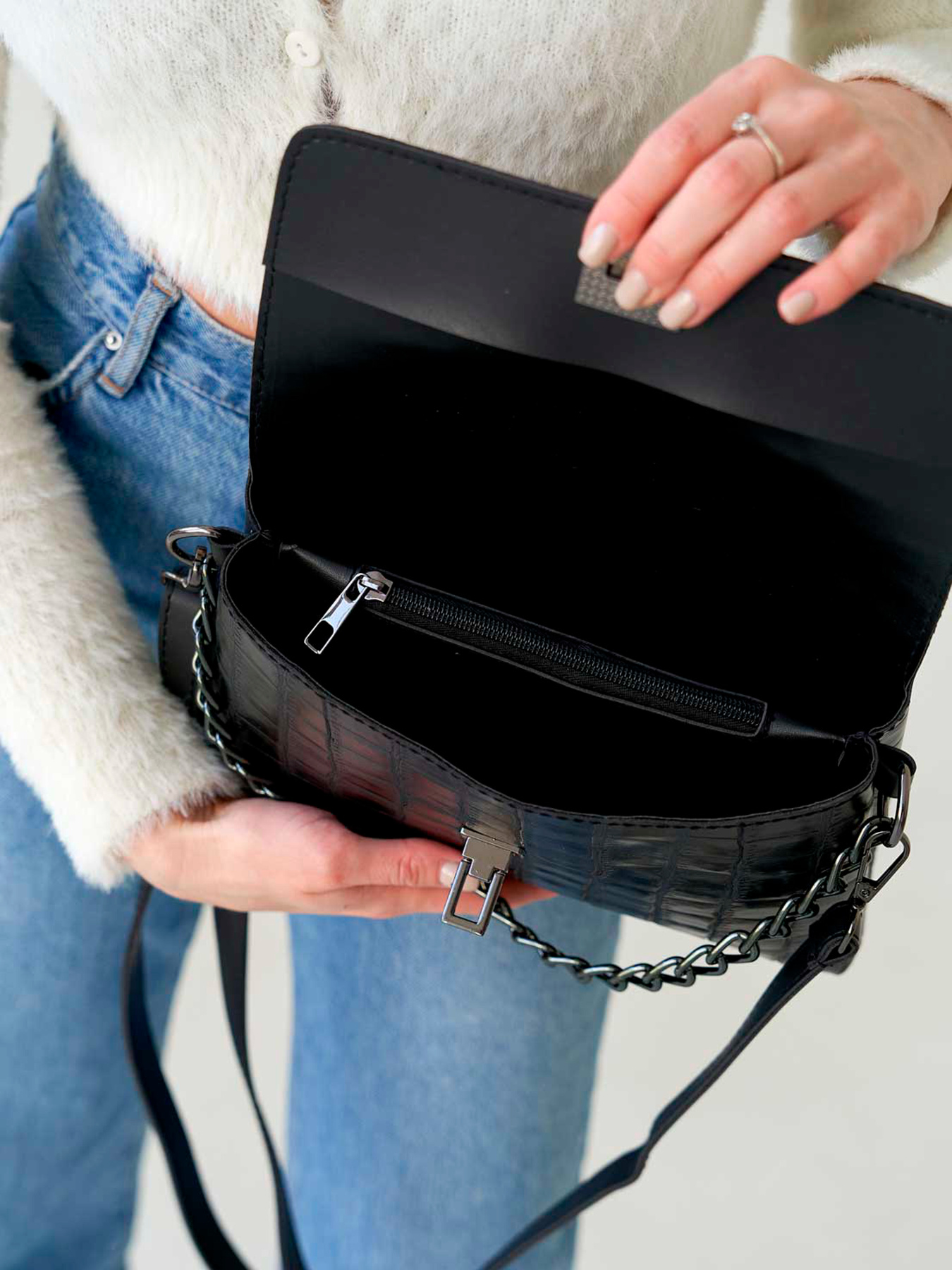 Клатч WeLassie модель sumka-zhnocha-kell-chornij Фото