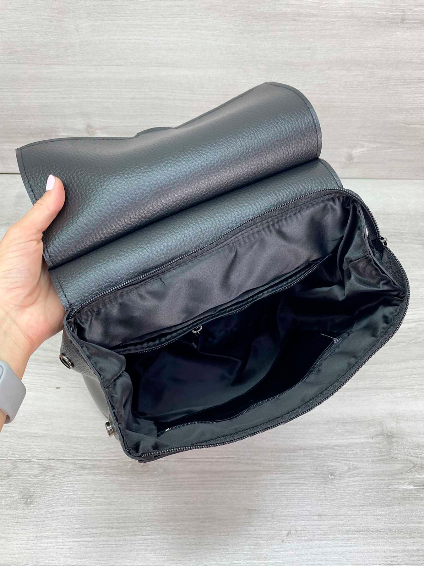 Повсякденний рюкзак WeLassie модель sumka-ryukzak-zhnocha-maro-chornij Фото