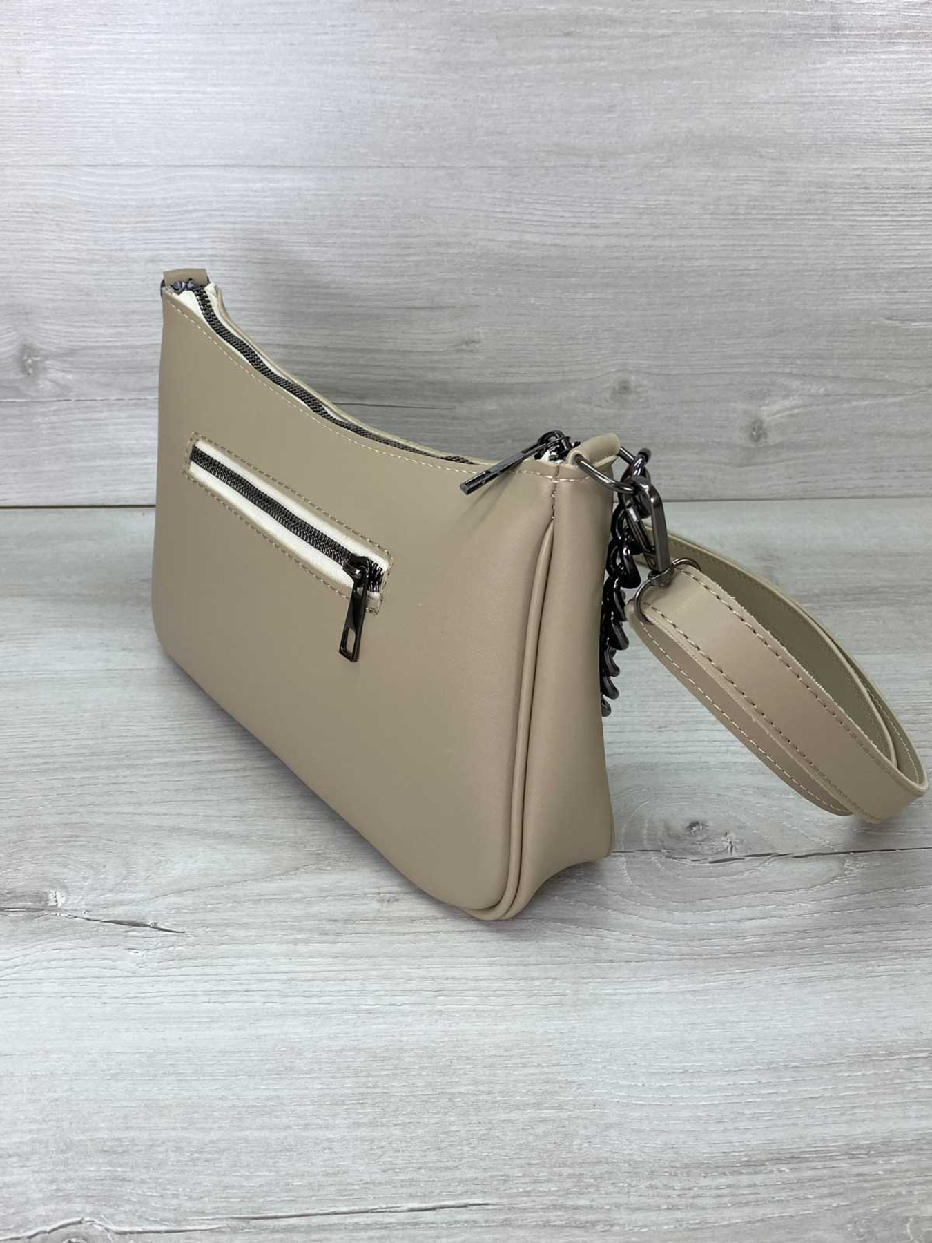 Сумка WeLassie модель zhnocha-sumka-luna-bezhevij Фото