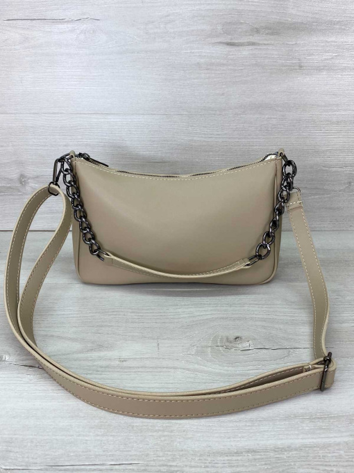 Сумка WeLassie модель zhnocha-sumka-luna-bezhevij Фото