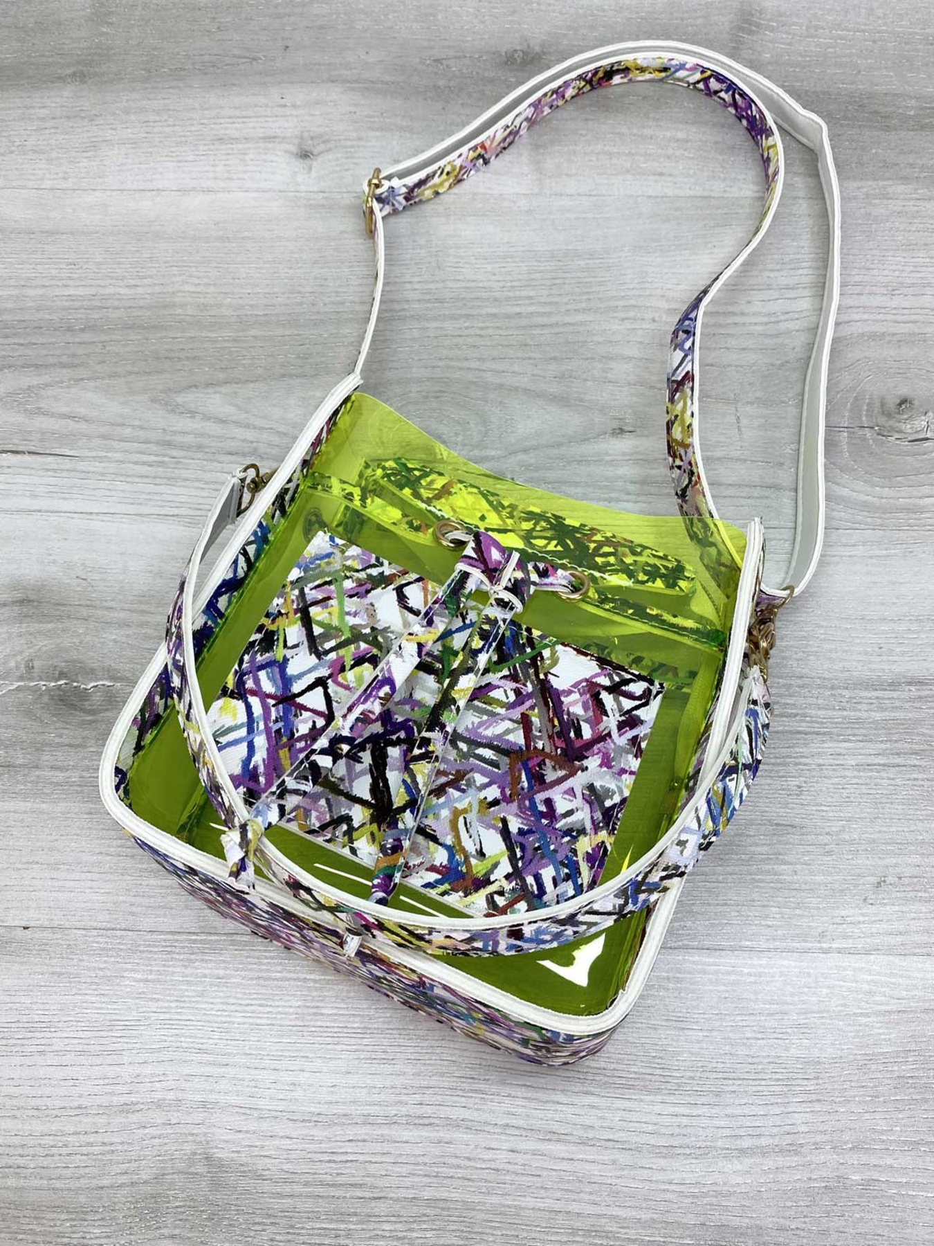 Сумка WeLassie модель sumka-zhnocha-manon-abstrakcq-zelenij-silkon Фото