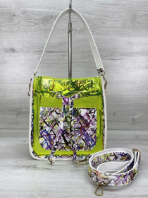 Сумка WeLassie модель sumka-zhnocha-manon-abstrakcq-zelenij-silkon Фото