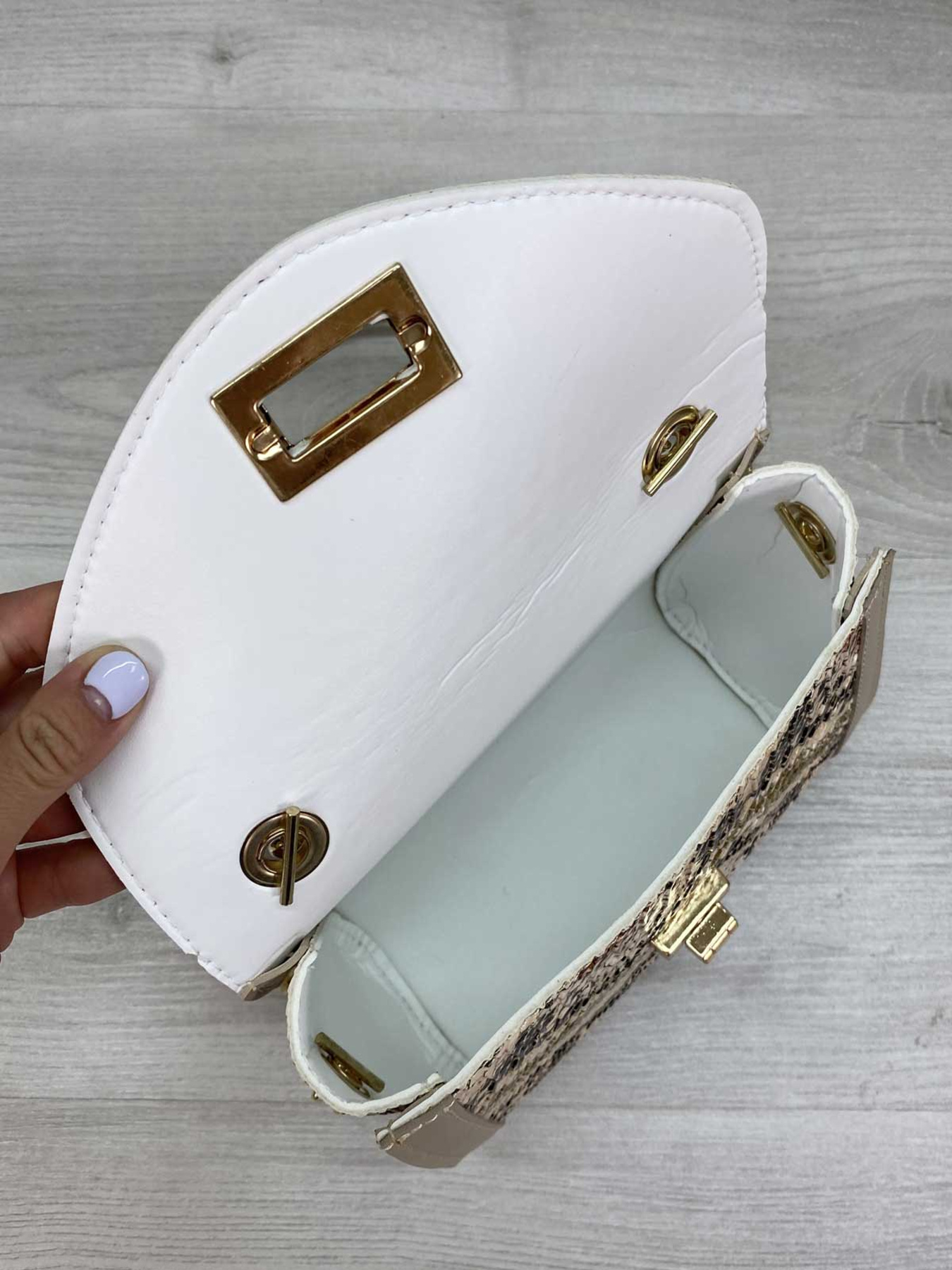 Сумка WeLassie модель zhnocha-sumka-bes-bezhevij Фото