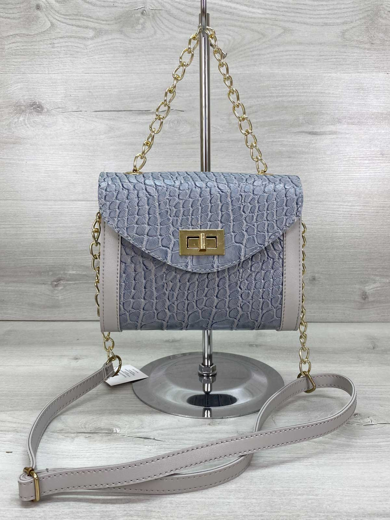 Сумка WeLassie модель zhnocha-sumka-bes-sro-blakitnij Фото