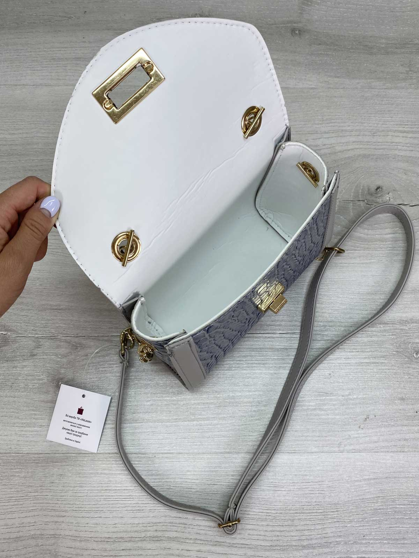 Сумка WeLassie модель zhnocha-sumka-bes-sro-blakitnij Фото