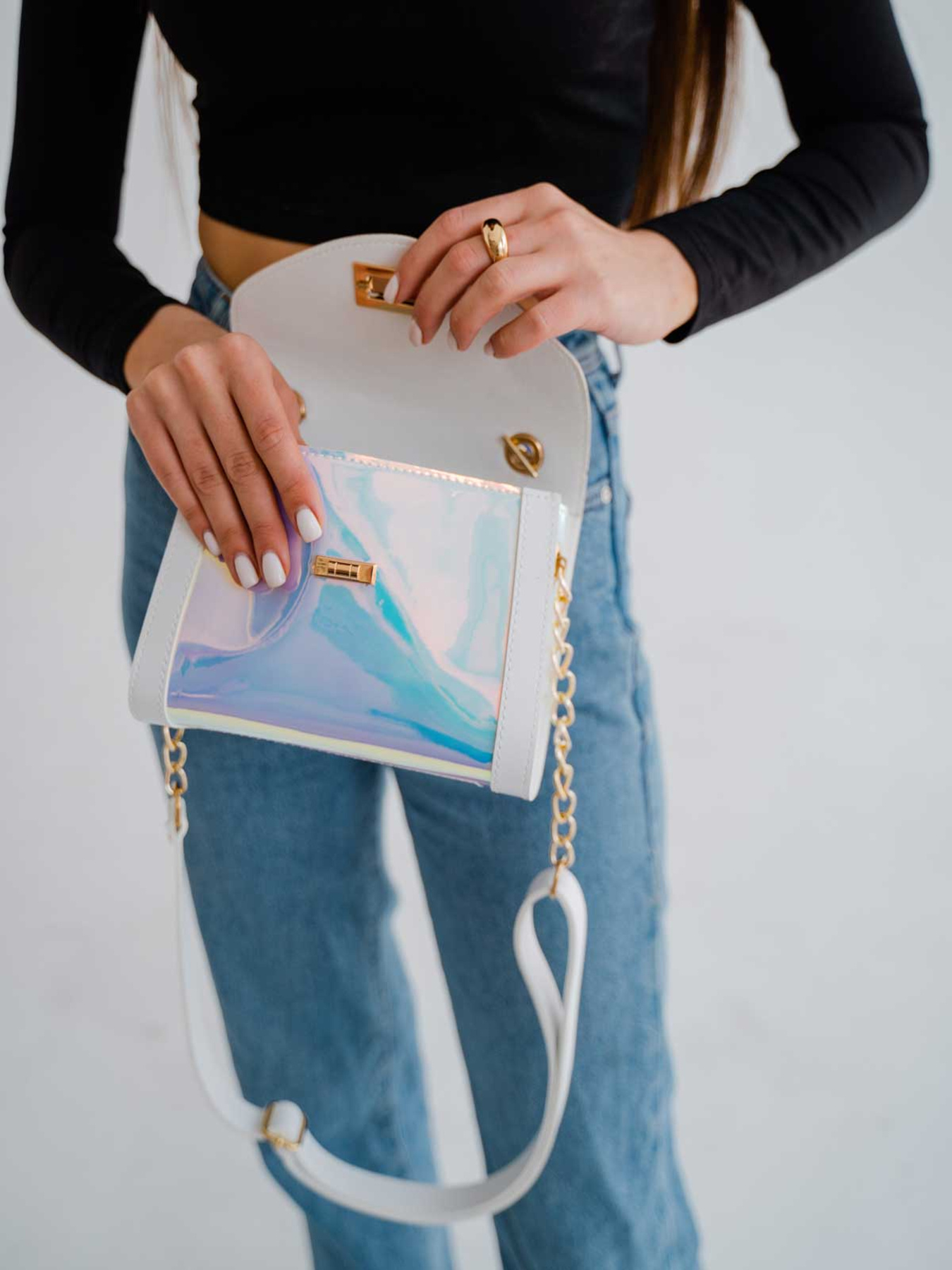 Сумка WeLassie модель zhnocha-sumka-bes-perlamutrovij-z-blim Фото