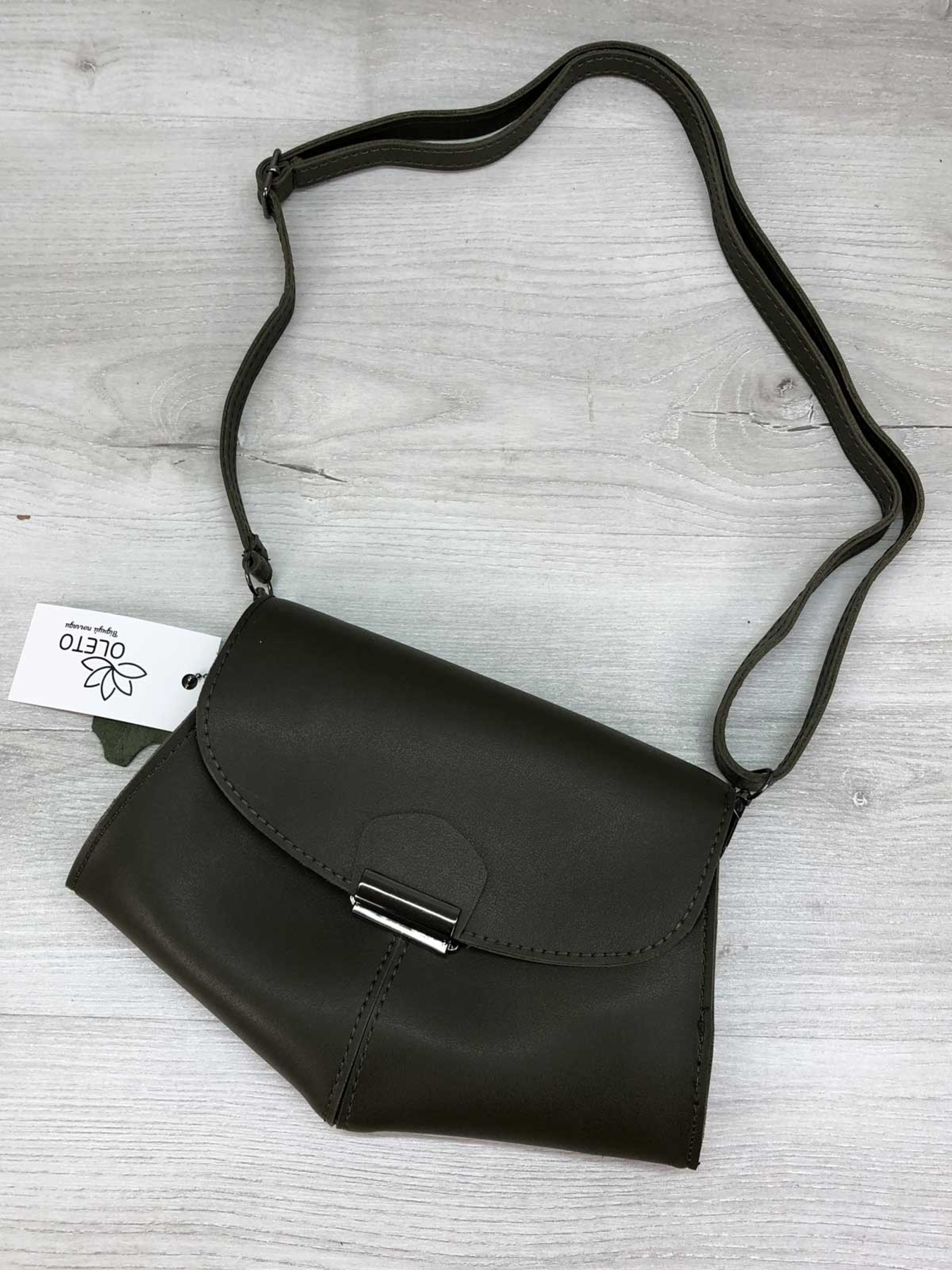 Клатч WeLassie модель sumka-zhnocha-na-poqs-klatch-demi-olivkovij Фото