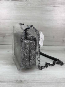 Сумка WeLassie модель sumka-selena-prozorij-kosmetichka-srblo Фото