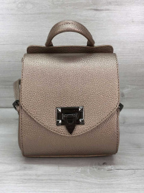 Повседневный рюкзак WeLassie модель sumka-zhnochij-ryukzak-chris-zoloto Фото