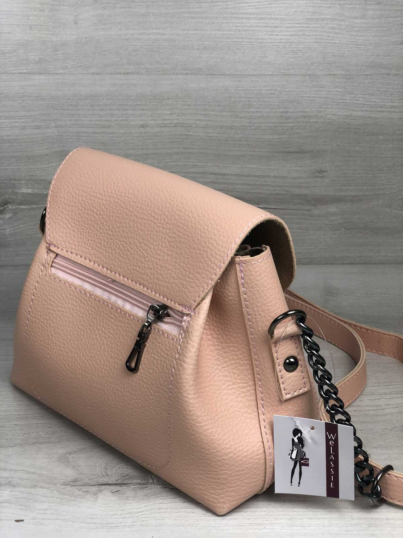 Сумка WeLassie модель sumka-zhnocha-sof-pudra Фото
