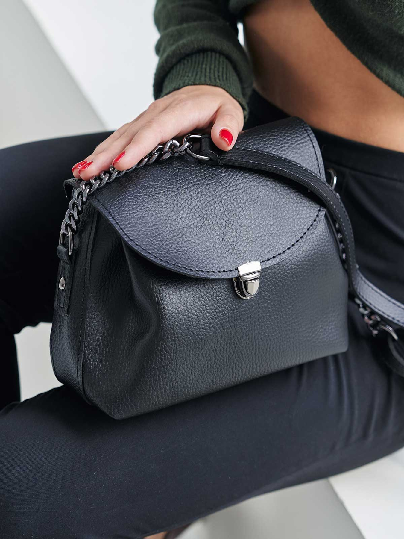 Сумка WeLassie модель sumka-zhnocha-sof-chornij Фото