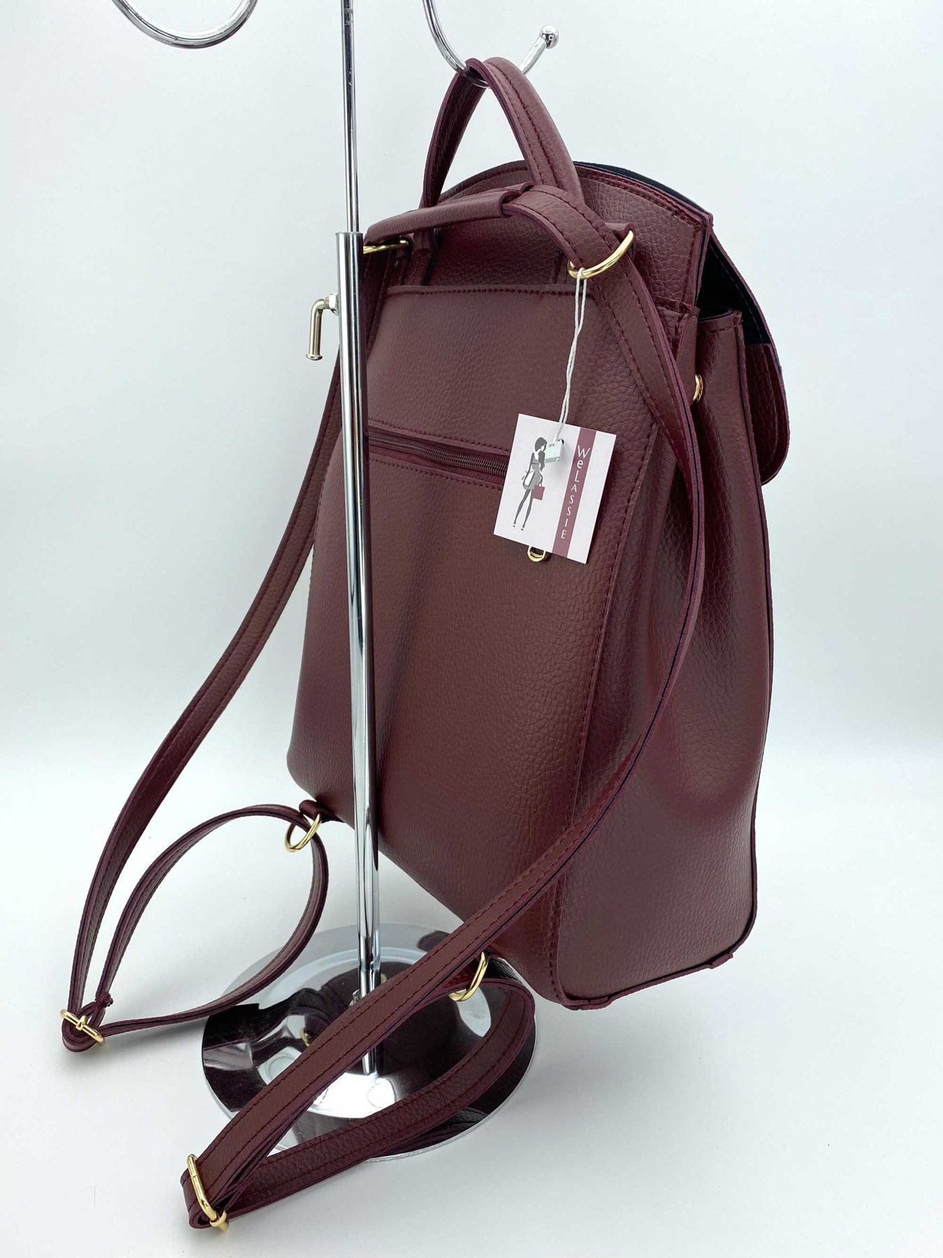 Повседневный рюкзак WeLassie модель ryukzak-sumka-serce-bordovj Фото