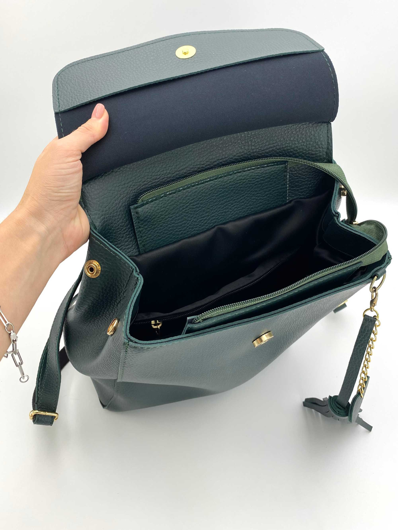 Повседневный рюкзак WeLassie модель ryukzak-sumka-serce-zelenij Фото